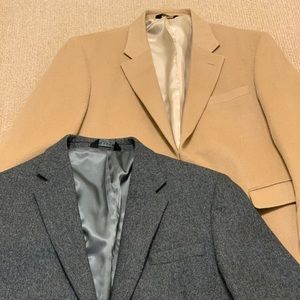 Only Camel Hair Jos A Bank Sport Coat. Not grey